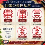 ラストネーム書体イメージ画像｜HANKOMANS