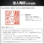 角印書体説明｜HANKOMANS