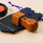 彩樺茶角印革袋付き｜HANKOMANS