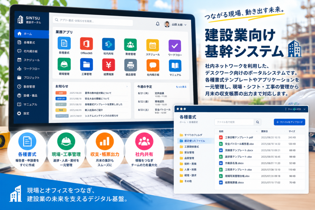 基幹システム（建築）例