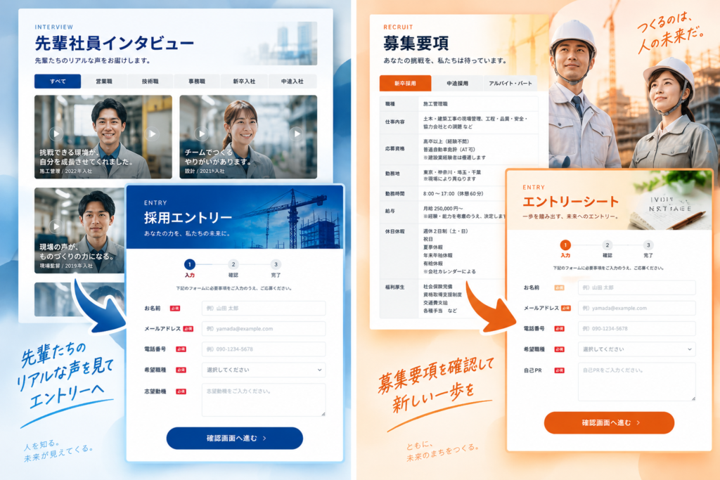 採用情報コンテンツ